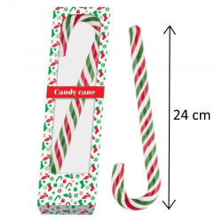 PRECOMMANDE Maxi candy cane 100g 24cm