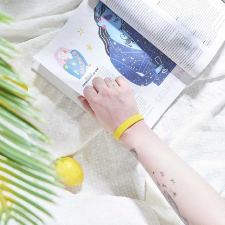 Bracelet silicone à la citronnelle Taille L - pièce