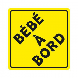 Disque électrostatique bébé à bord - pièce