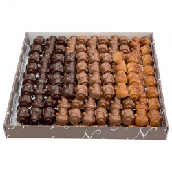 Bonhommes de Neige en chocolat praliné - boîte de 3kg