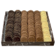 Tuiles fourrées en chocolat assortis - boîte de 3kg