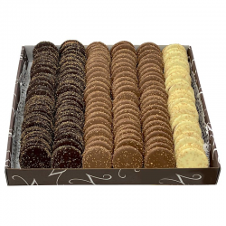 Tuiles fourrées en chocolat assortis - boîte de 3kg