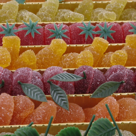 Pâtes de fruits extra en forme de fruits - 1kg