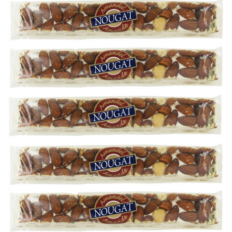 Nougats artisans assortis 100g - boîte de 15 bâtons
