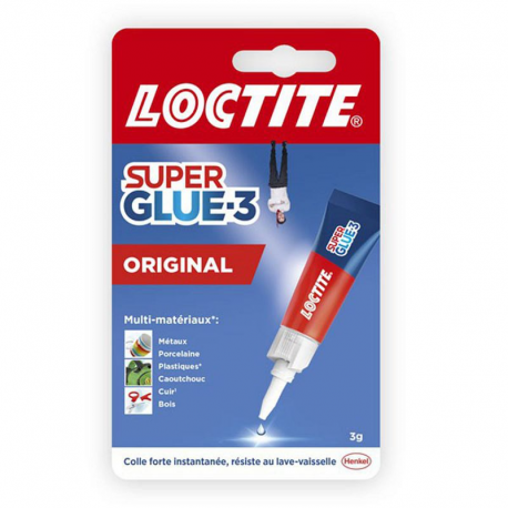 Super glue.3 Loctite extra forte - pièce