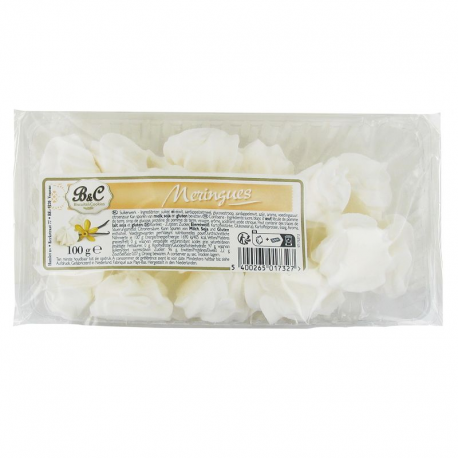 Meringues blanches - barquette de 100g