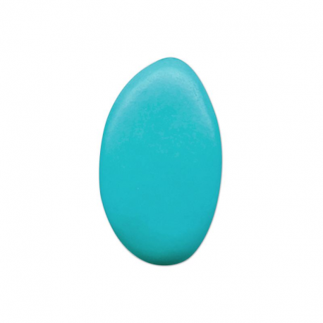 Dragées chocolat extra 71% turquoise - 1kg