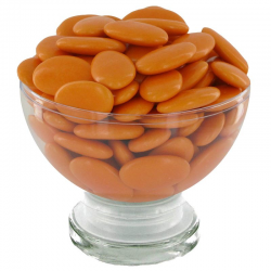 Dragées chocolat extra 71% capucine - 1kg