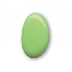 Dragées chocolat extra 71% vert tilleul - 1kg