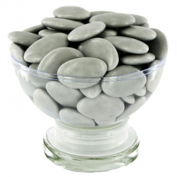 Dragées chocolat extra 71% gris lune - 1kg