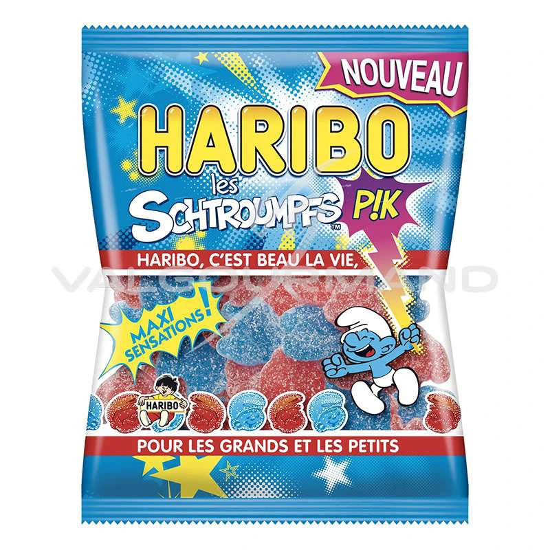Stock Bureau - HARIBO Sachet de 200 g Bonbons gélifiés aux fruits LES  SCHTROUMPFS