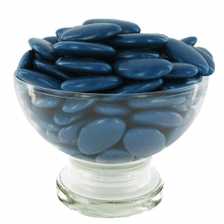 Dragées chocolat extra 71% bleu marine - 1kg