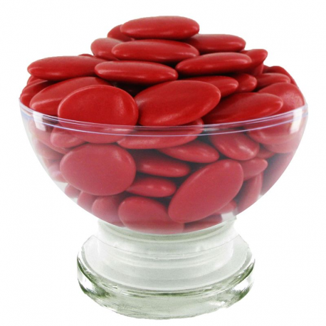 Dragées chocolat extra 71% rouge - 1kg