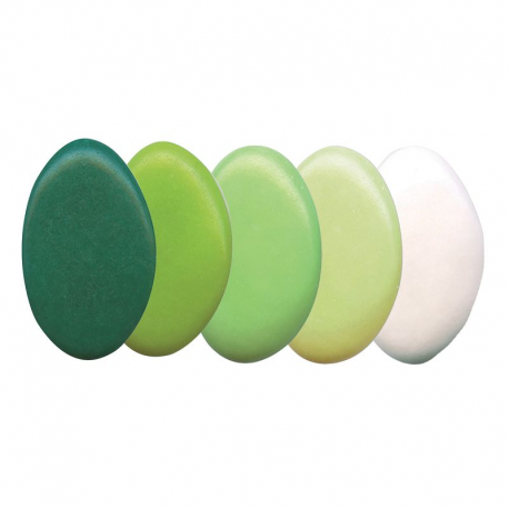 Dragées chocolat 71% camaïeu de VERT - 1kg