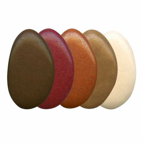 Dragées chocolat 71% camaïeu de MARRON - 1kg