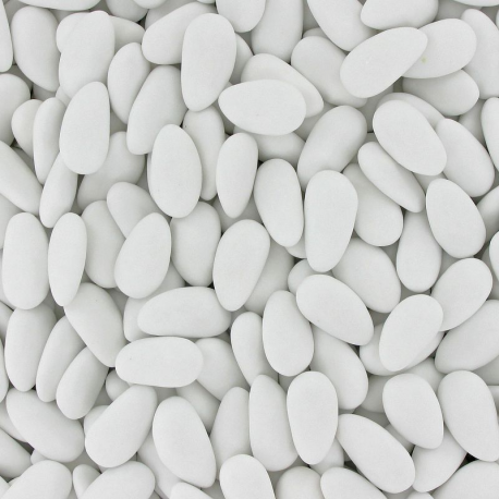Dragées Alsace (43% amande) BLANC mat - 1kg