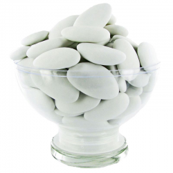 Dragées amande Avola Dauphine Sublime (53% amande) BLANC MAT - 1kg