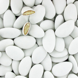 Dragées amande Avola Dauphine Sublime (53% amande) BLANC MAT - 1kg