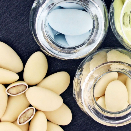 Dragées amande Avola Marquise (45% d'amande) CHAMPAGNE MAT - 1kg