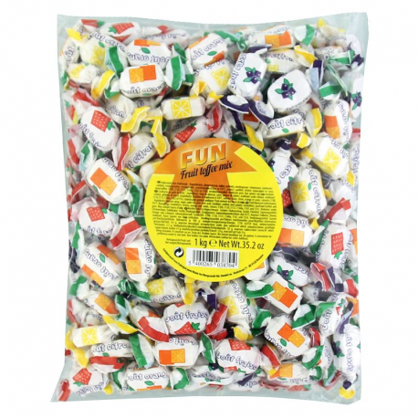 Bonbons pâtes à mâcher tendres fruits - sachet de 1kg