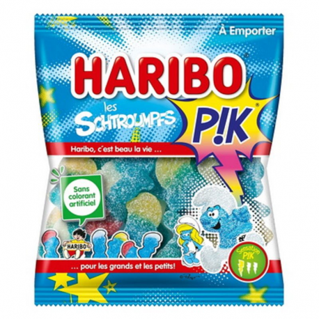 Schtroumpfs Pik HARIBO 120g - 30 sachets