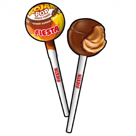 Sucettes kojak chocolat beurre de cacahuètes - boîte de 100