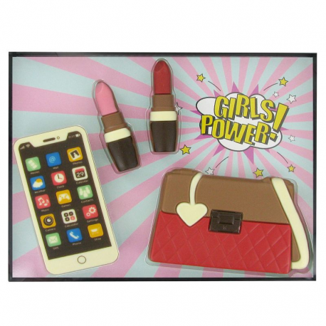 Coffret Girls power en chocolat - 135g
