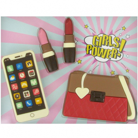 Coffret Girls power en chocolat - 135g