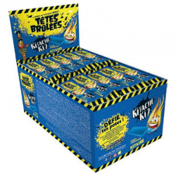 Têtes Brûlées barres Kitache Ki framboise (colorent la langue) - boîte de 150