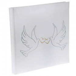 Livre d'or Colombes BLANC - pièce