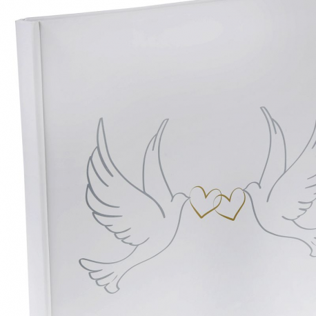 Livre d'or Colombes BLANC - pièce
