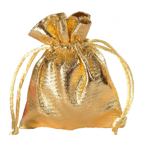 Pochons brillants Opaques OR - 6 pièces