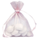 Pochons en organdi ROSE - 10 pièces