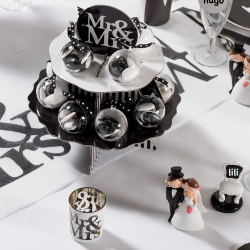 Présentoir Mr & Mrs (12 emplacements) - pièce
