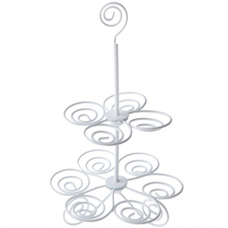 Présentoir Spirales BLANC - pièce