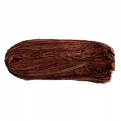 Raphia Naturel CHOCOLAT - la pelote