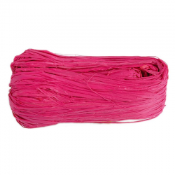 Raphia Naturel FUCHSIA - la pelote