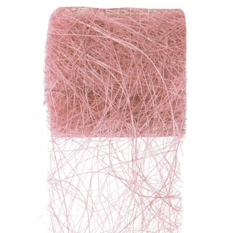 Ruban en abaca ROSE - pièce