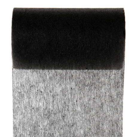 Ruban en intissé 10cm x 10m NOIR - pièce