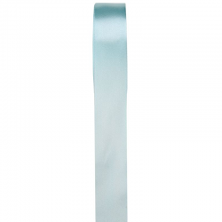 Ruban 15MM en satin double face BLEU CIEL - la bobine de 25 mètres