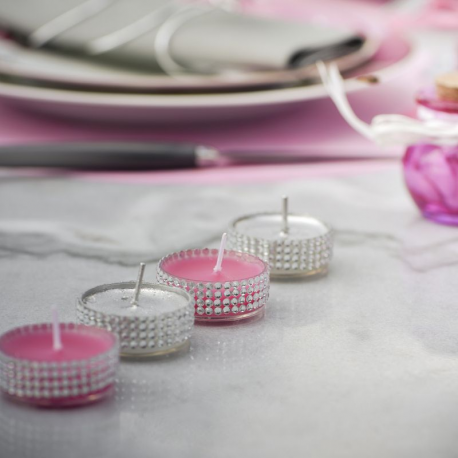 Ruban de strass Autocollant ARGENT - pièce