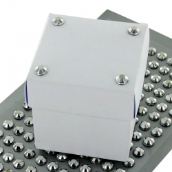 Strass autocollants ARGENT - plaque de 160 strass