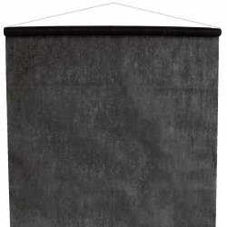 Tenture décorative en intissé NOIR - pièce