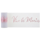 Ruban en tulle Vive les Mariés ROSE GOLD - pièce