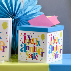 Urne / Tirelire Joyeux Anniversaire - pièce