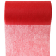Ruban en intissé 10cm x 10m ROUGE - pièce