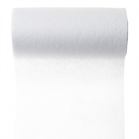 Ruban en intissé 10cm x 10m BLANC - pièce