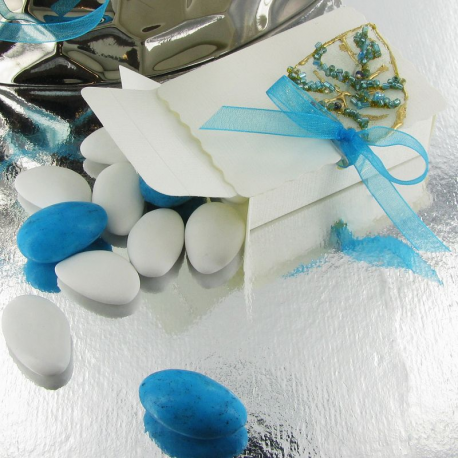 Ballotins forme Ecrin BLANC - 10 pièces