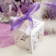 Boîtes dentelle Communion BLANC - 10 pièces