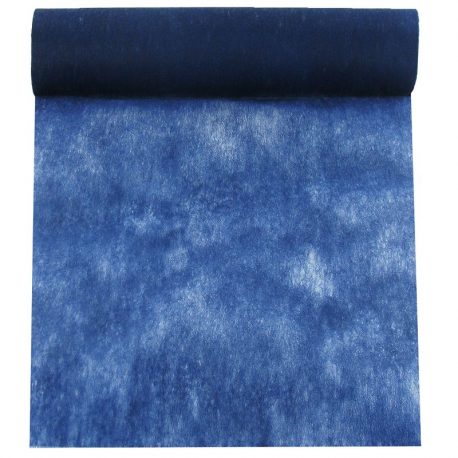 Chemin de table Intissé 36CM x10M MARINE - pièce